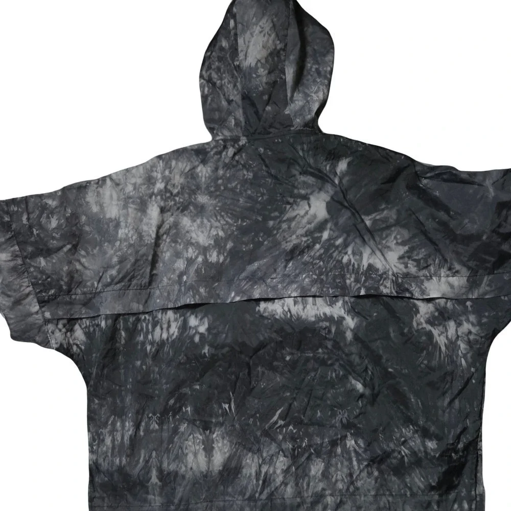 Nike Sportswear Anorak Pullover‎ Jacket Small Crystal Dye Marble Bl/Gray Hoodie
